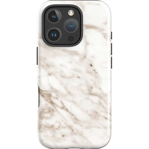 Taupe Marble iPhone 16 Pro Magsafe Impact Case